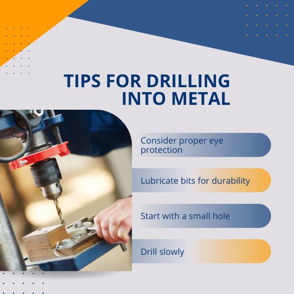 tips for drilling metal